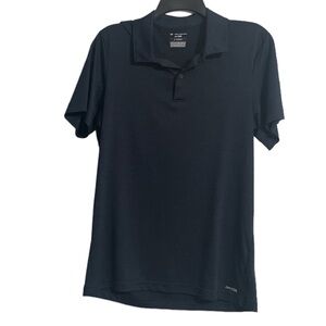 Tek Gear Mens Black and Navy DryTek Polo